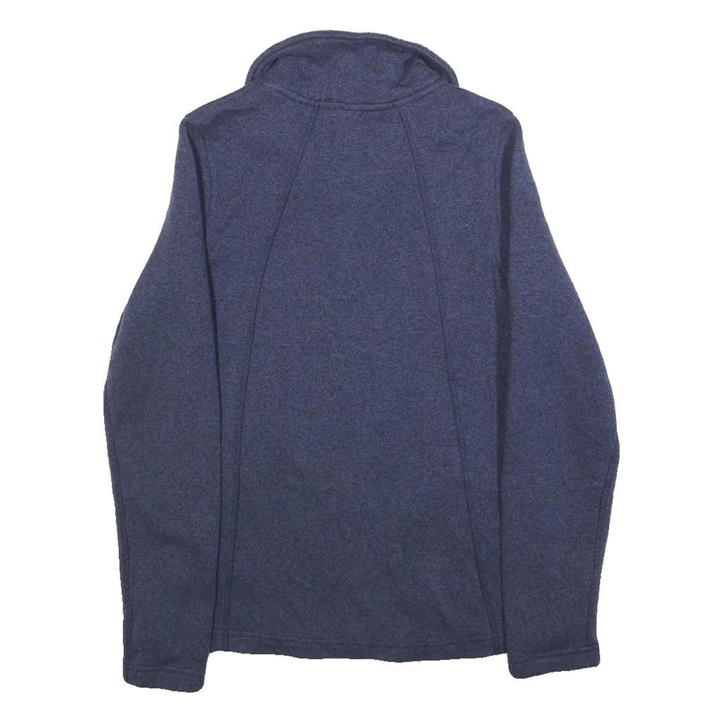 THE NORTH FACE Womens Blue Jacket S Polyester Blend Plain Zip Outdoor Warm