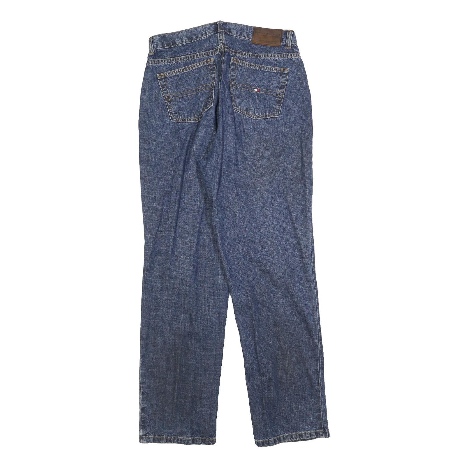 TOMMY HILFIGER Womens Jeans Blue Regular Straight Denim Medium W30 L30 Classic