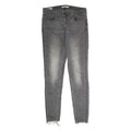 LEVI'S 710 Super Womens Jeans Grey Regular Skinny Stone Wash W31 L29