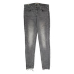 LEVI'S 710 Super Womens Jeans Grey Regular Skinny Stone Wash W31 L29