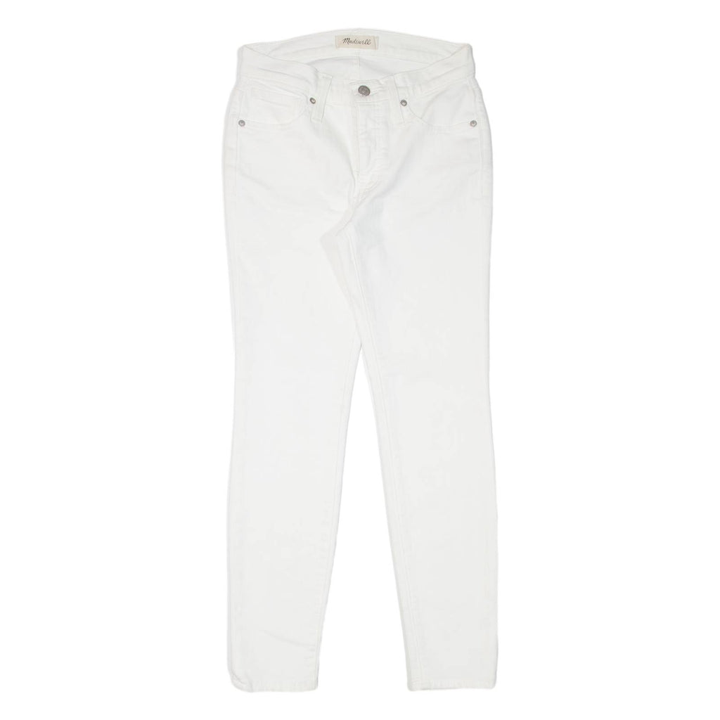 MADEWELL Womens Jeans White Slim Skinny W25 L26
