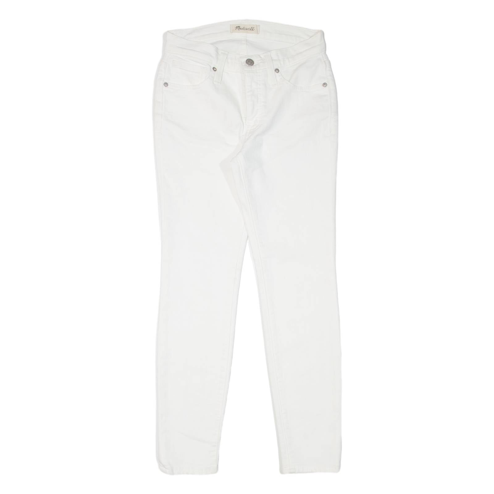 MADEWELL Womens Jeans White Slim Skinny W25 L26