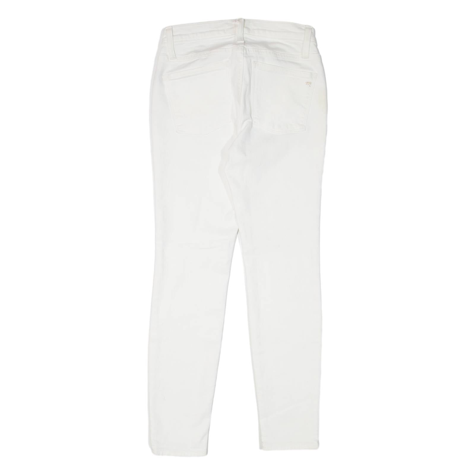 MADEWELL Womens Jeans White Slim Skinny W25 L26