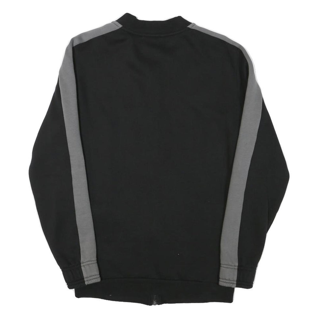 PUMA Mens Black & Grey Cotton Blend Zip Jacket XS Sportswear Casual Lightweight