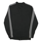PUMA Mens Black & Grey Cotton Blend Zip Jacket XS Sportswear Casual Lightweight