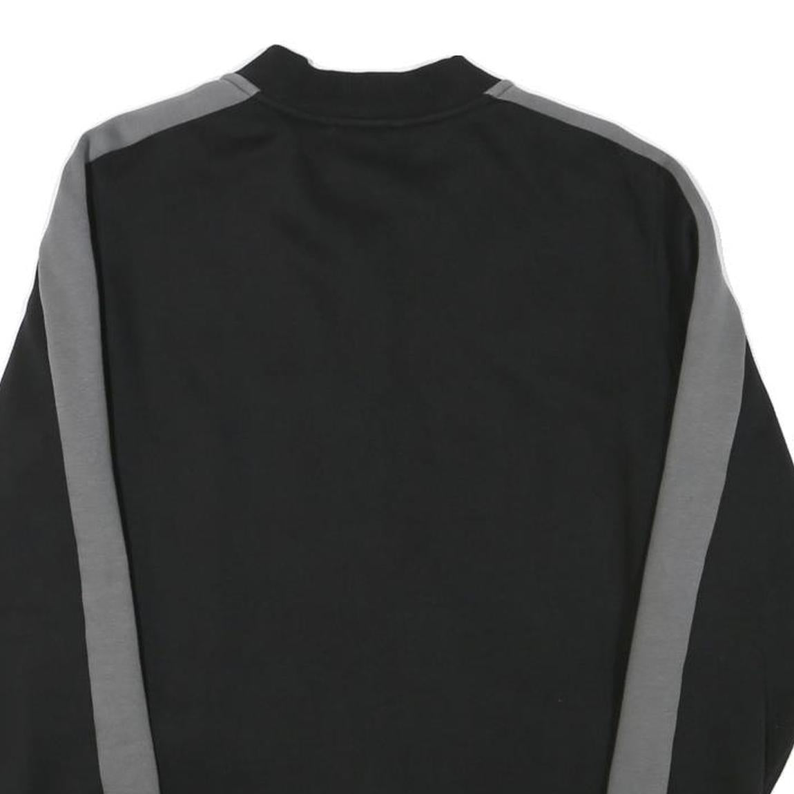 PUMA Mens Black & Grey Cotton Blend Zip Jacket XS Sportswear Casual Lightweight