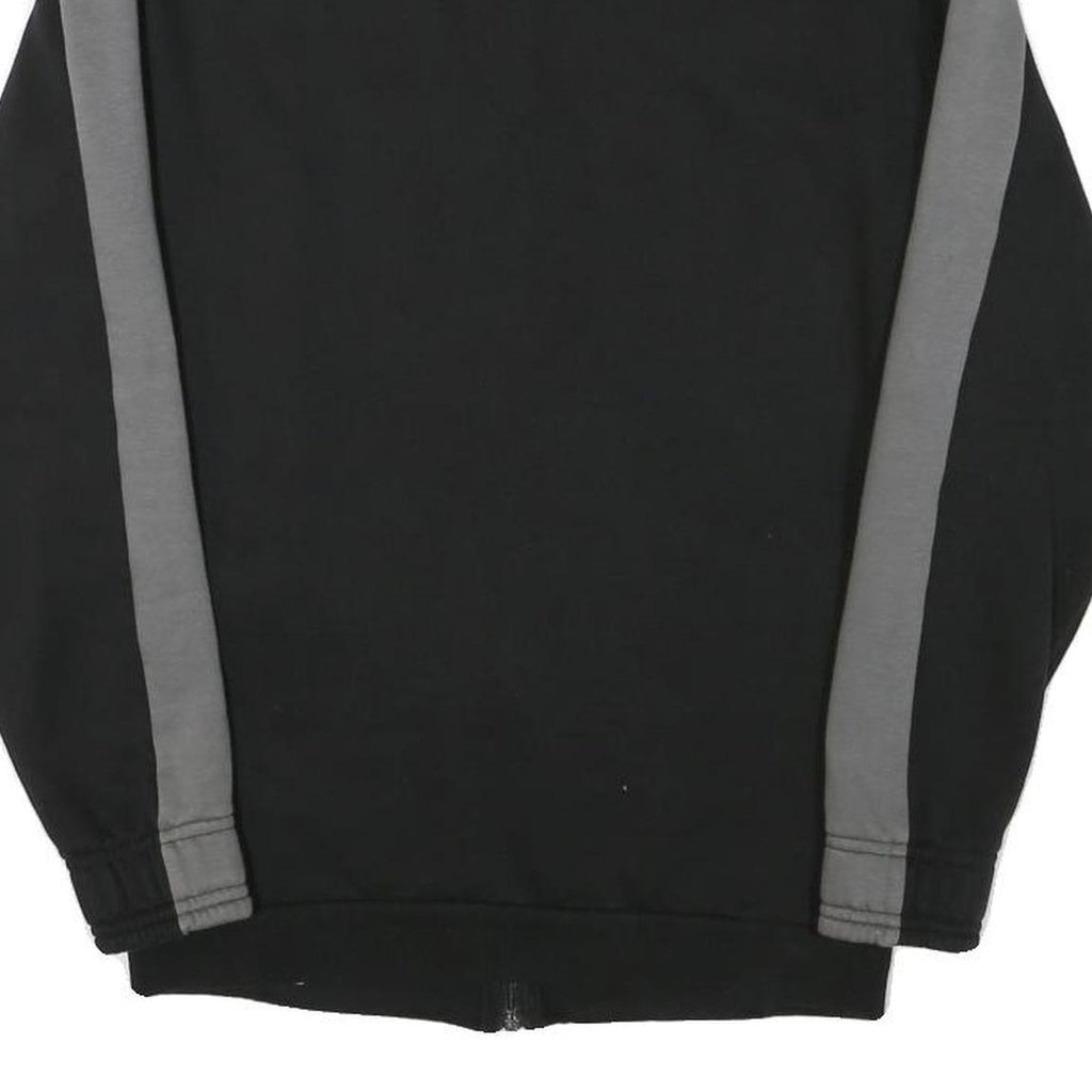 PUMA Mens Black & Grey Cotton Blend Zip Jacket XS Sportswear Casual Lightweight