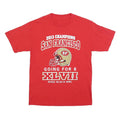 Mens Red San Francisco Graphic T-Shirt M Short Sleeve Crew Neck Sports