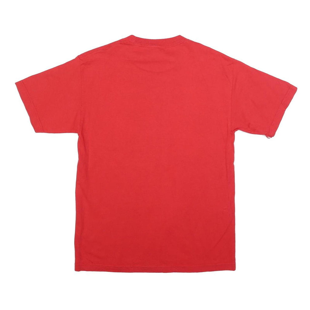 Mens Red San Francisco Graphic T-Shirt M Short Sleeve Crew Neck Sports