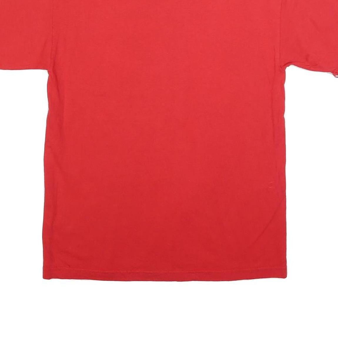 Mens Red San Francisco Graphic T-Shirt M Short Sleeve Crew Neck Sports