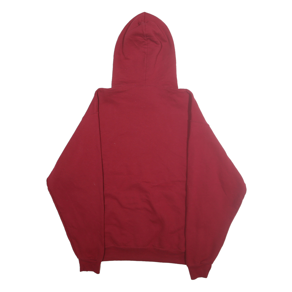 JERZEES Mens Red Bidwell Canyon Marina California Pullover Hoodie L