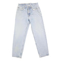 LEVI'S 550 Straight Mens Jeans Light Blue Regular Straight Denim W33 L31 Classic