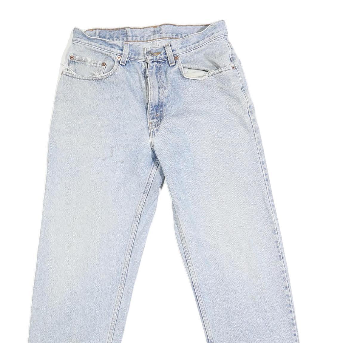 LEVI'S 550 Straight Mens Jeans Light Blue Regular Straight Denim W33 L31 Classic