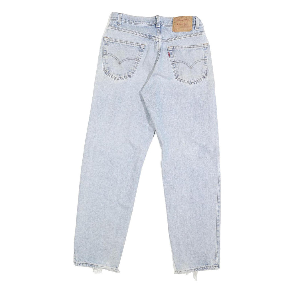 LEVI'S 550 Straight Mens Jeans Light Blue Regular Straight Denim W33 L31 Classic