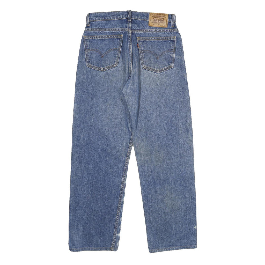LEVI'S 613 Mens Jeans Blue Classic Straight Denim Medium W31 L32 Vintage