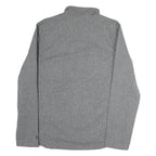 CHAMPION Mens Grey Polyester Zip Jacket M Woven Plain Lightweight Casual