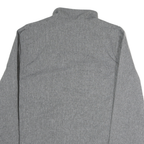 CHAMPION Mens Grey Polyester Zip Jacket M Woven Plain Lightweight Casual