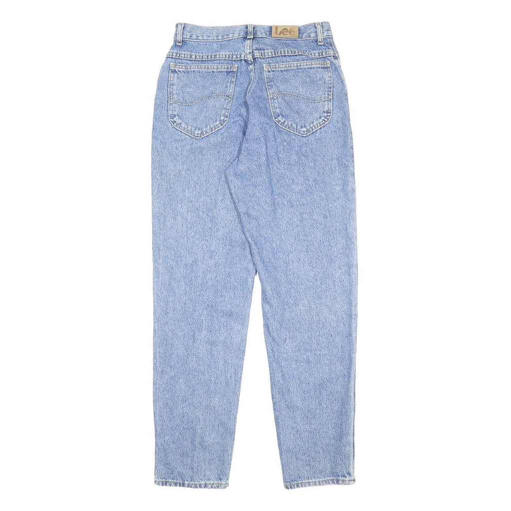 LEE Womens Regular Fit Straight Leg Denim Light Blue Jeans W28 L29 Classic Style