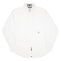 NAUTICA Mens Plain Shirt White Long Sleeve L