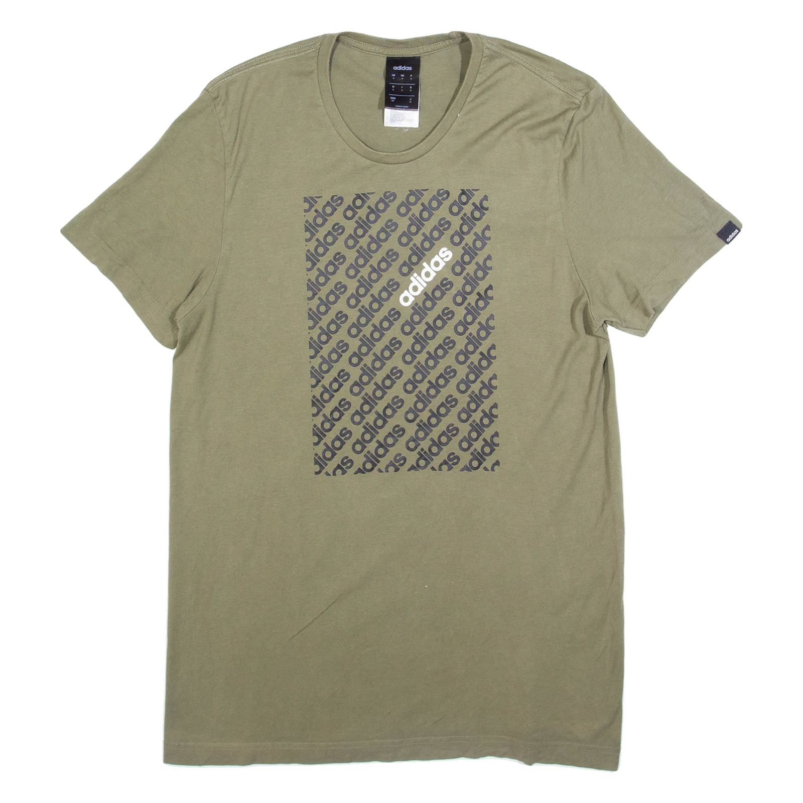 ADIDAS Oversized Mens T-Shirt Green S