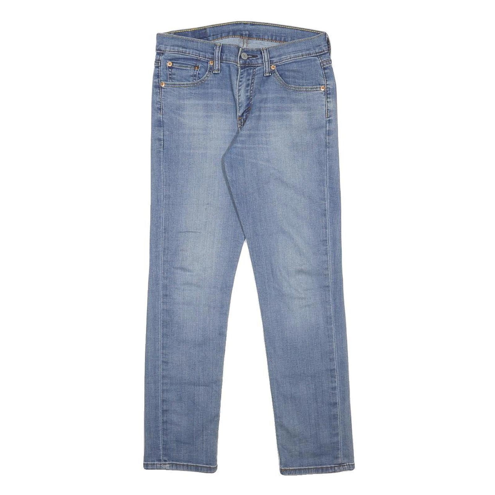 LEVI'S 511 Mens Slim Jeans Blue Denim Medium W30 L30 Zip Classic Fit Stylish