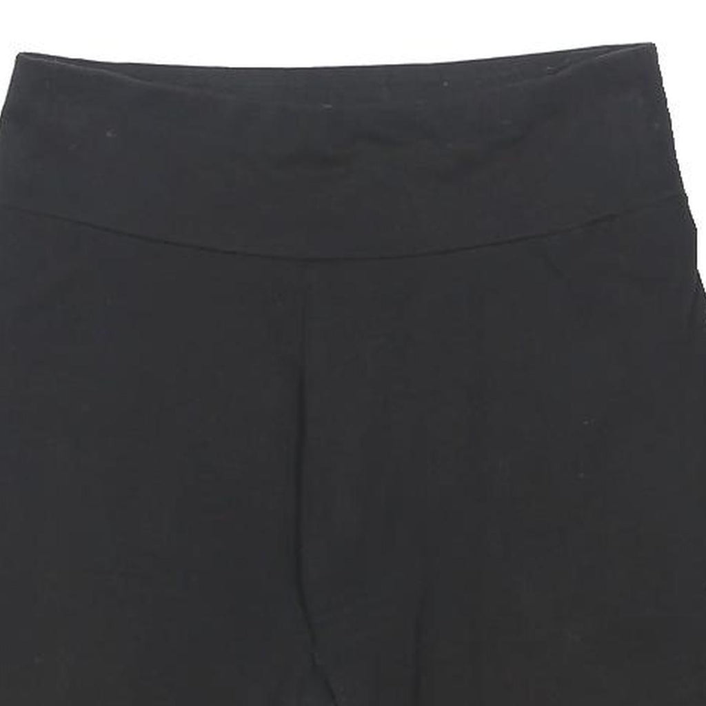 PUMA Womens Shorts Black Casual S W26 Sports Logo Cotton Blend