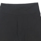 PUMA Womens Shorts Black Casual S W26 Sports Logo Cotton Blend