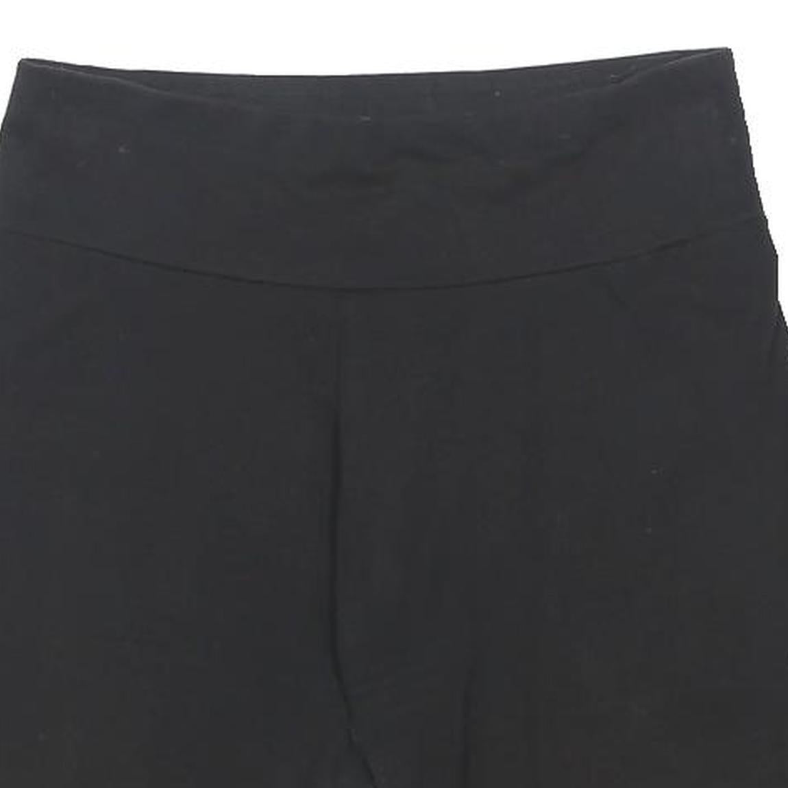 PUMA Womens Shorts Black Casual S W26 Sports Logo Cotton Blend