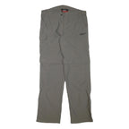 TOM BERGSTEIN Mens Polyester Blend Grey Regular Fit Straight Leg Trousers W34