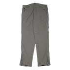 TOM BERGSTEIN Mens Polyester Blend Grey Regular Fit Straight Leg Trousers W34