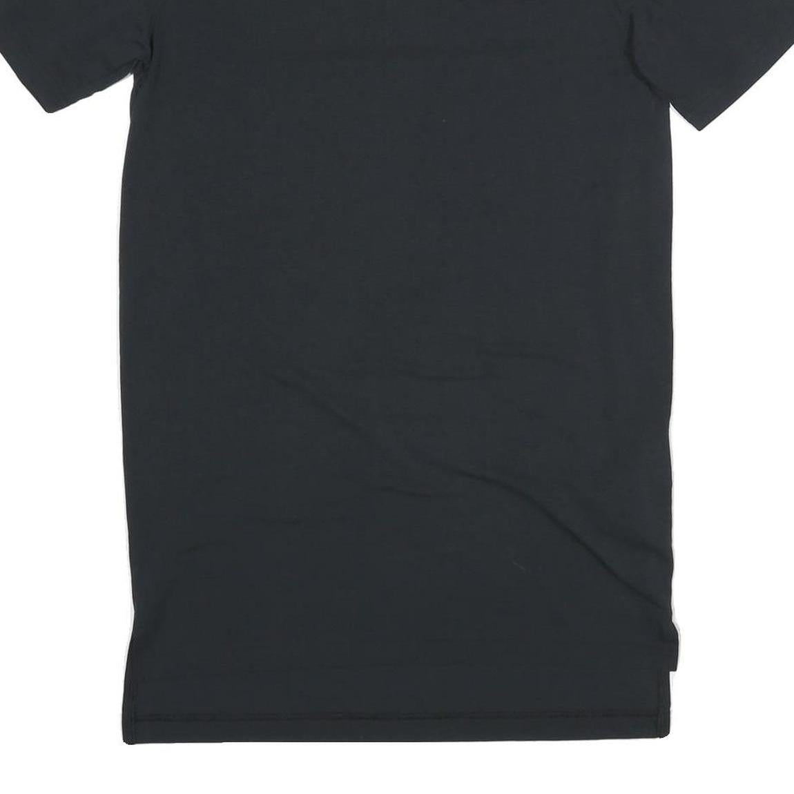 UNDER ARMOUR Womens Black Athletic T-Shirt S Short Sleeve Crew Neck Sport Gym