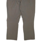 ICEPEAK Womens Relaxed Brown Polyester Blend Zip Trousers W32 L26 Outdoor