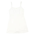 NEW LOOK Girls White Mini Dress Sleeveless Spaghetti Strap Square Neck Polyester