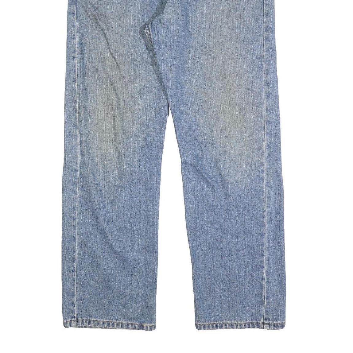 LEVI'S Mens Regular Blue Denim Light Wash Jeans W34 L30 Classic Zip Pockets