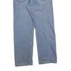 LEVI'S Mens Regular Blue Denim Light Wash Jeans W34 L30 Classic Zip Pockets