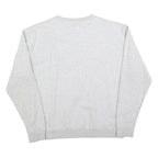 KARL KANI Womens Grey Sweatshirt Crew Neck M Printed Logo Pullover Cotton Blend