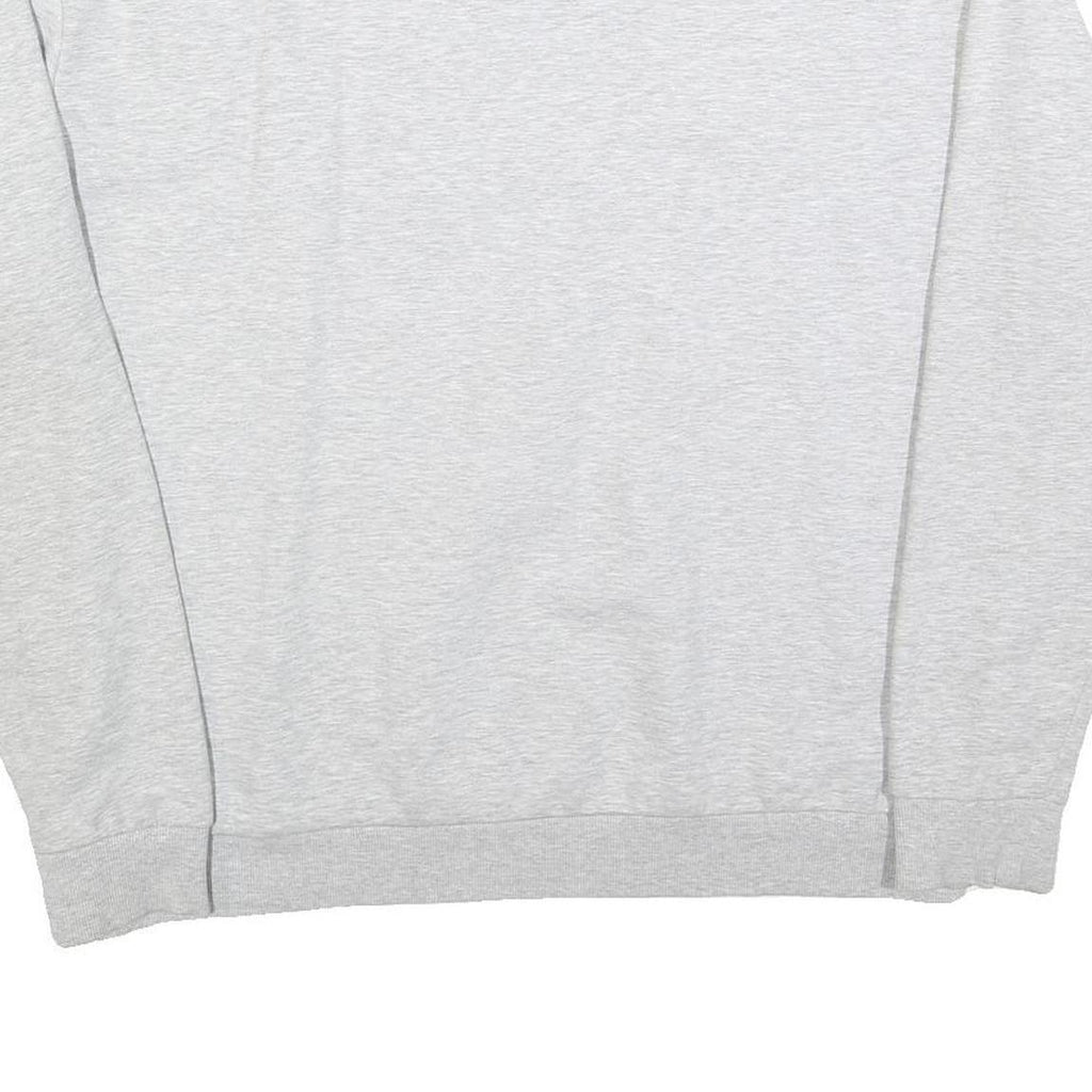 KARL KANI Womens Grey Sweatshirt Crew Neck M Printed Logo Pullover Cotton Blend