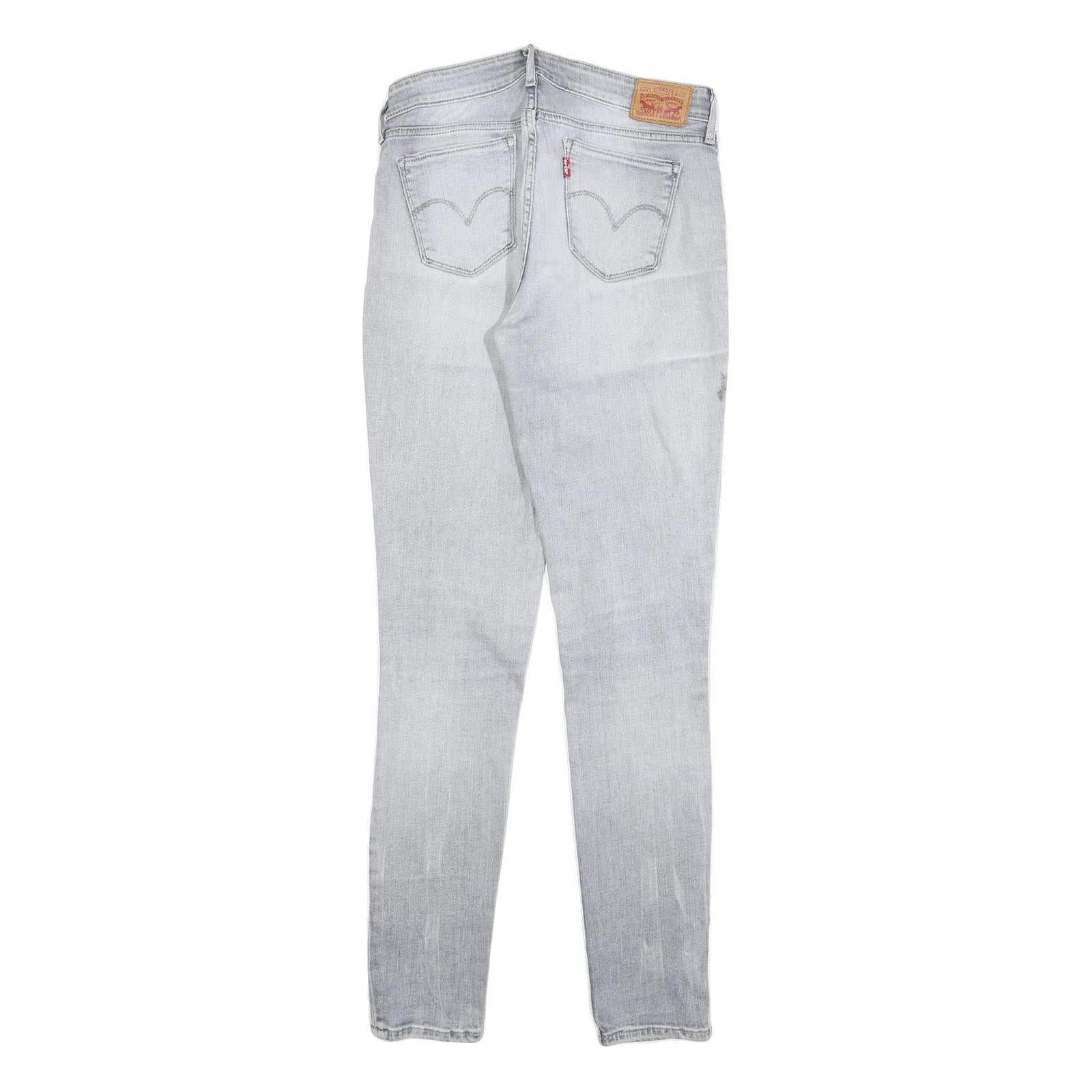 LEVI'S Womens Slim Blue Denim Light Slim Jeans W28 L32 Casual Everyday