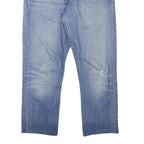 LEVI'S Mens Jeans Blue Regular Straight Denim Light W34 L22 Classic Zip