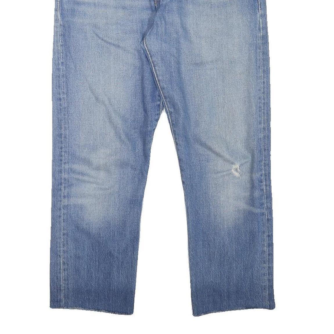 LEVI'S Mens Jeans Blue Regular Straight Denim Light W34 L22 Classic Zip