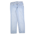 RALPH LAUREN POLO JEANS COMPANY Womens Regular Blue Denim Light W32 L31 Zip