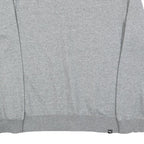 PUMA Mens Grey Crew Neck S Cotton Blend Sweatshirt Logo Print Casual