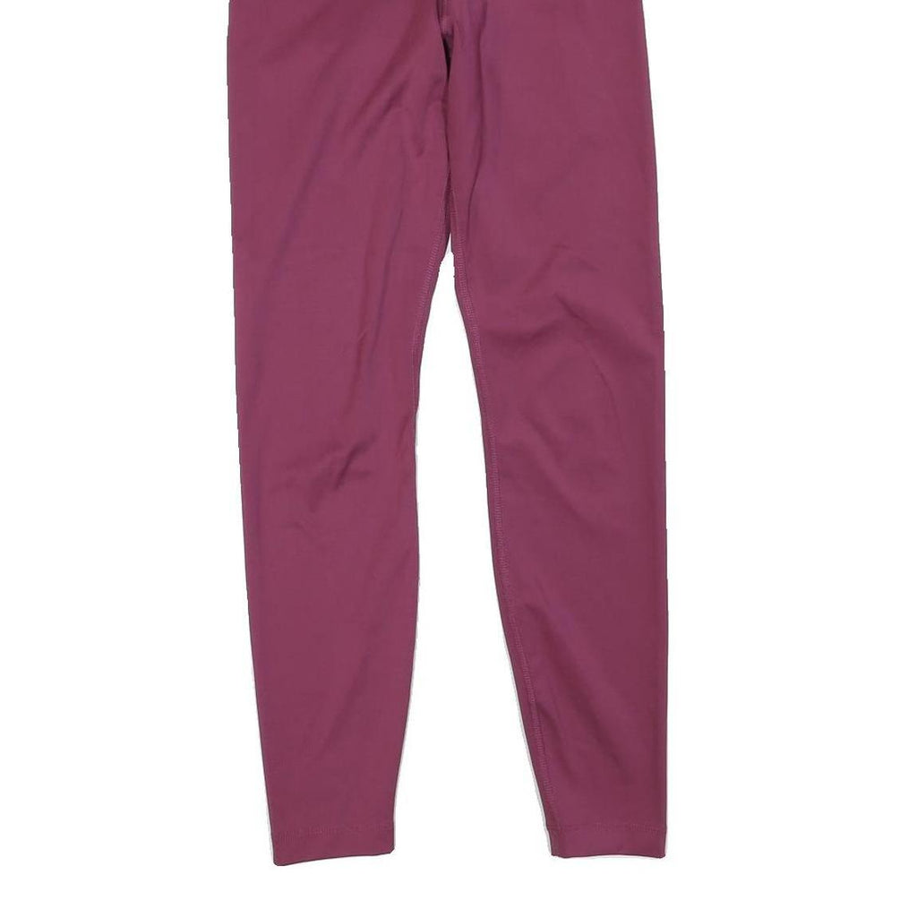 NIKE Womens Joggers Purple XS W20 L25 Slim Tapered High Waist Athletic