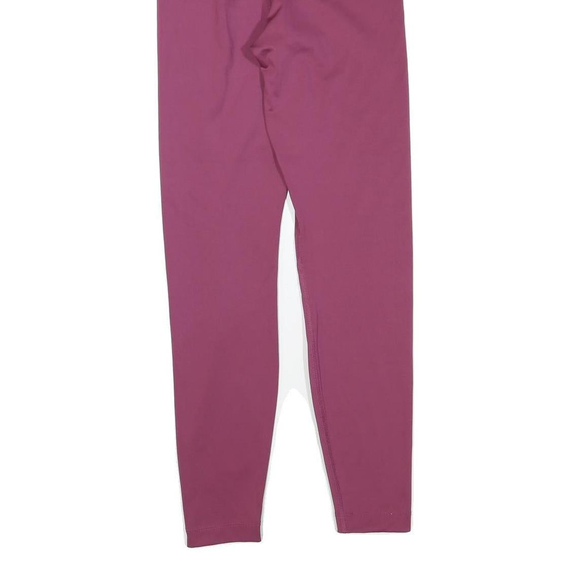 NIKE Womens Joggers Purple XS W20 L25 Slim Tapered High Waist Athletic