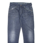 GUESS JEANS Ranch Mens Jeans Blue Regular Straight Stone Wash W30 L29