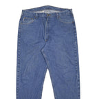 CARHARTT Mens Relaxed Blue Denim Cotton Jeans W40 L34 Casual Workwear Zip