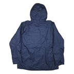 NIKE Mens Navy Blue Track Field Hoodie Jacket 2XL Polyester Blend Zip Storm-Fit