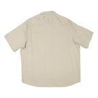 WRANGLER Mens Beige Cotton Blend Short Sleeve Shirt XL Casual Workwear