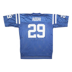 REEBOK Mens Blue & White NFL Player 29 Jersey XL Short Sleeve V-Neck Sportswear