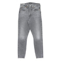 LEVI'S 501S Womens Jeans Grey Slim Skinny Denim Light Wash W28 L30 Stylish